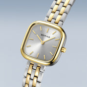 Bering | Classic Two tone Square Dial Watch