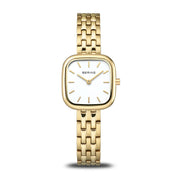 Bering | Classic Gold Plate Square Dial Watch