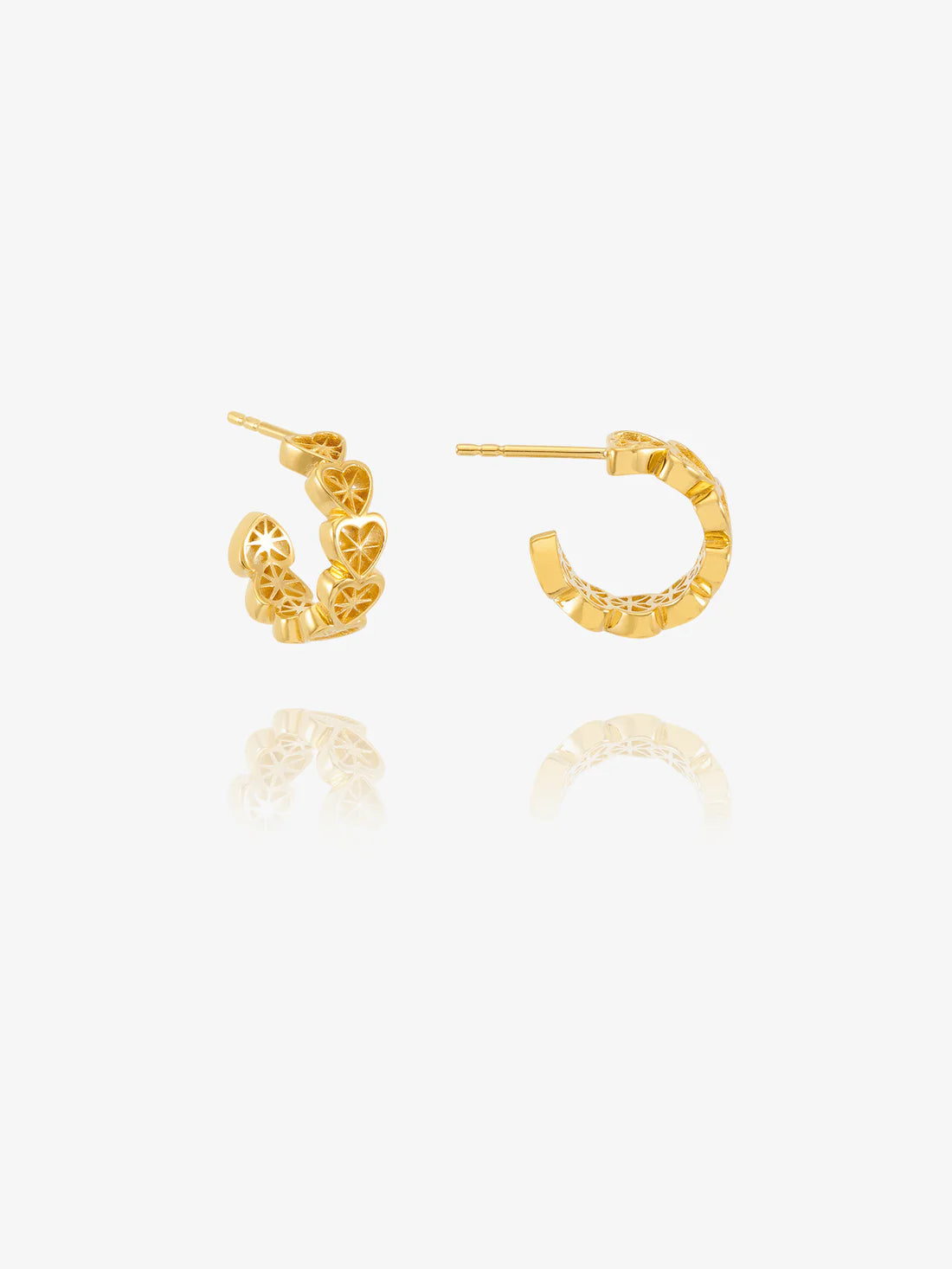 Rachel Jackson | Mini Love Story Heart Earrings