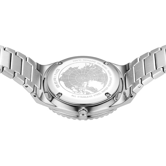 Bering |  Classic Collection 36mm Brushed Silver Watch