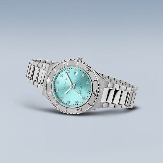 36mm Tiffany blue polished Watch