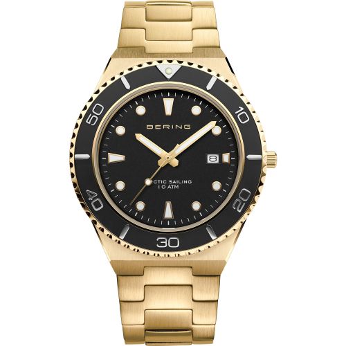 Bering |  Arctic Sailing Collection 40mm Gold Stainless Steel Watch