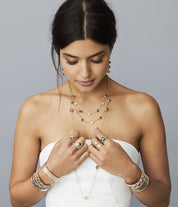 Anna Beck | Blue Pearl 36" Station Necklace