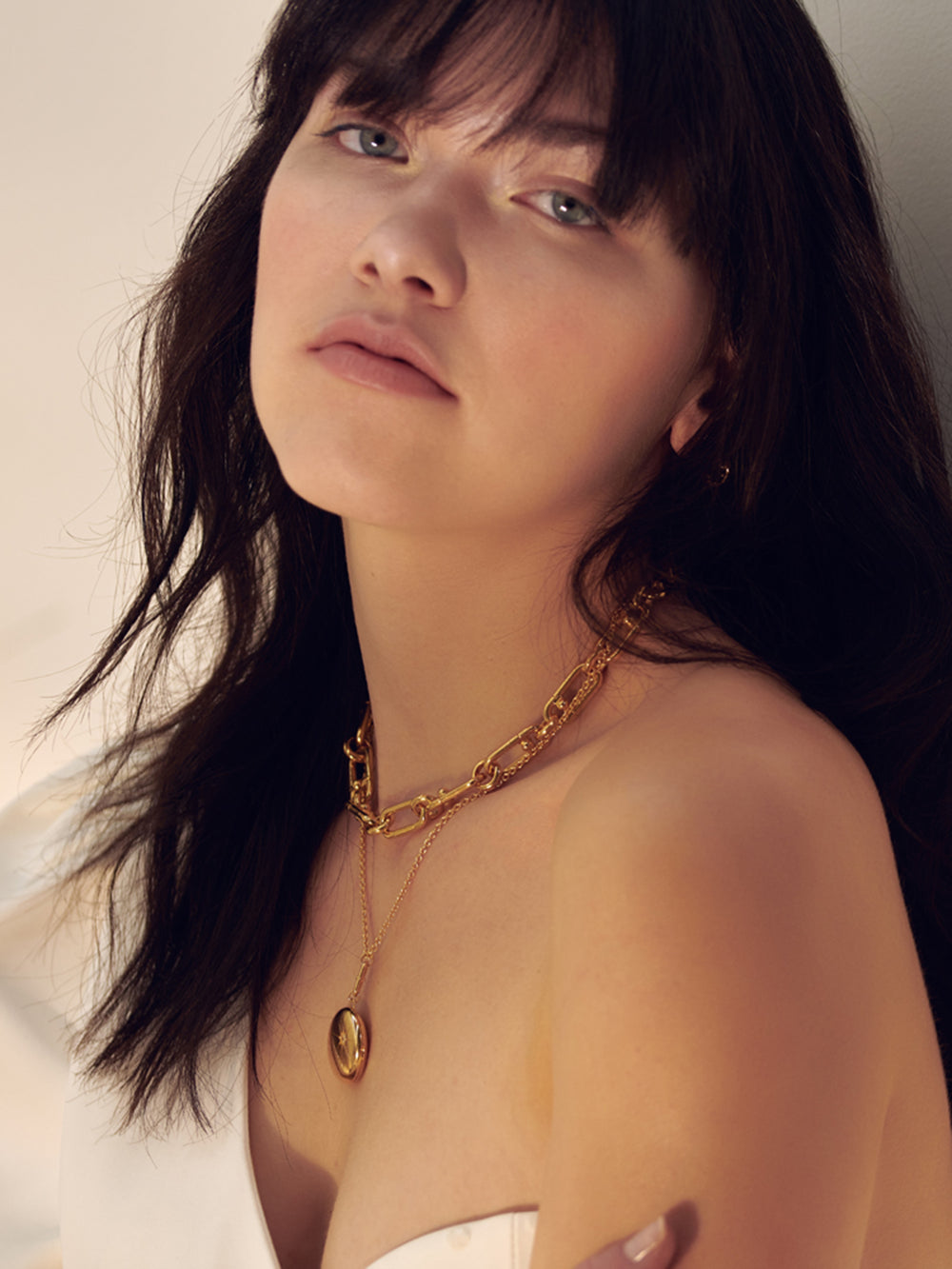 Rachel Jackson |  Large Personalised Stellar Star Locket Necklace