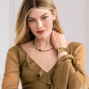 Coeur De Lion | GEOcube Precious Nature Tricolour Necklace