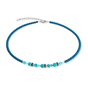 Coeur De Lion | Princess Necklace in Teal Glow