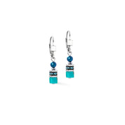 Coeur De Lion | Princess Earrings in Teal Glow