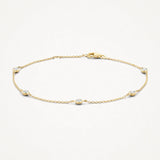Blush Gold | 14K Gold & Zirconia Bracelet