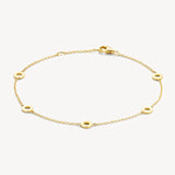 Blush Gold | 14K Yellow Gold Circle Bracelet