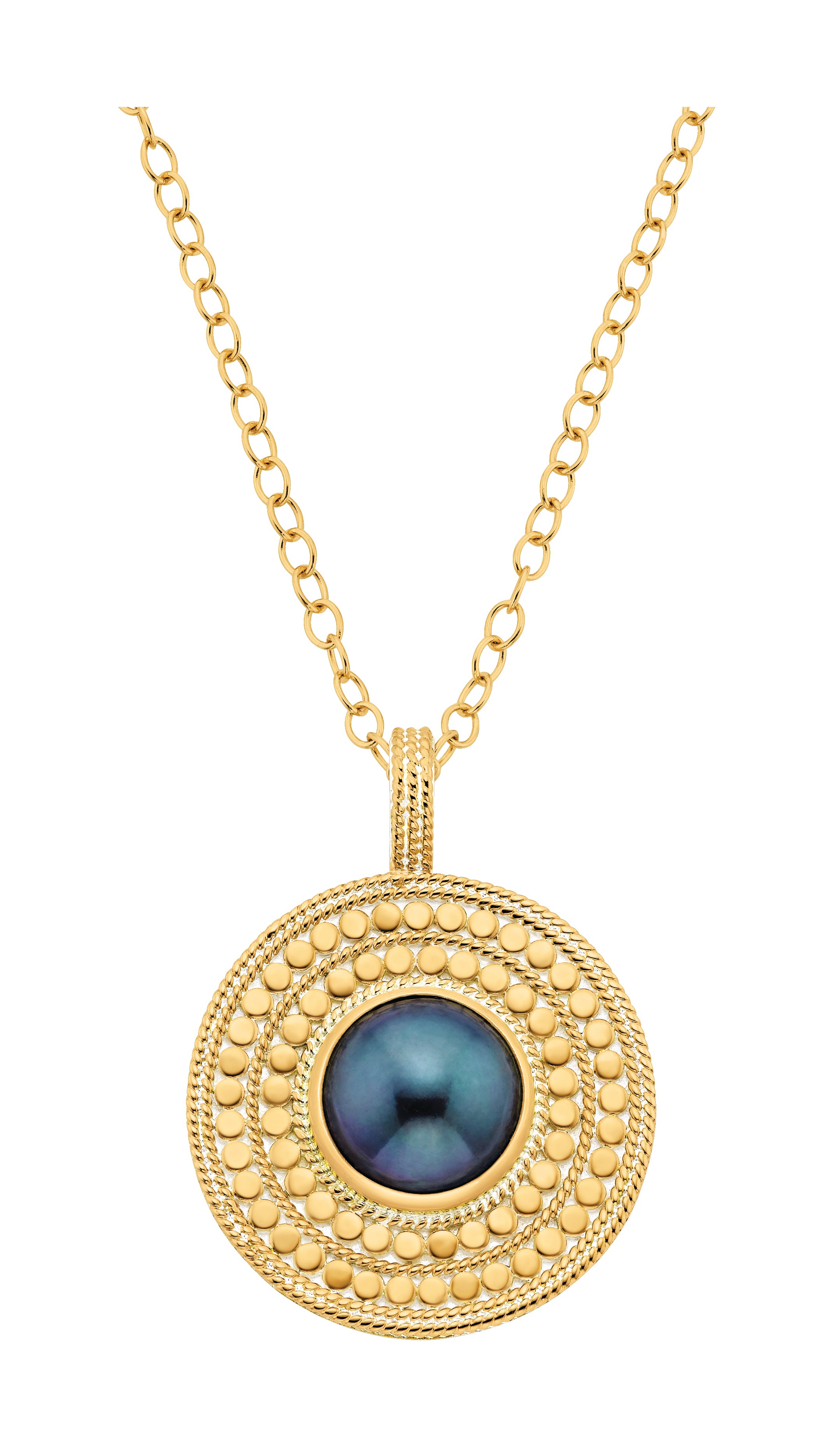 Anna Beck | Blue Pearl Dotted Pendant