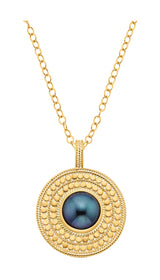 Anna Beck | Blue Pearl Dotted Pendant