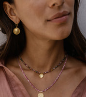 Anna Beck | Scalloped Circle Drop Earrings