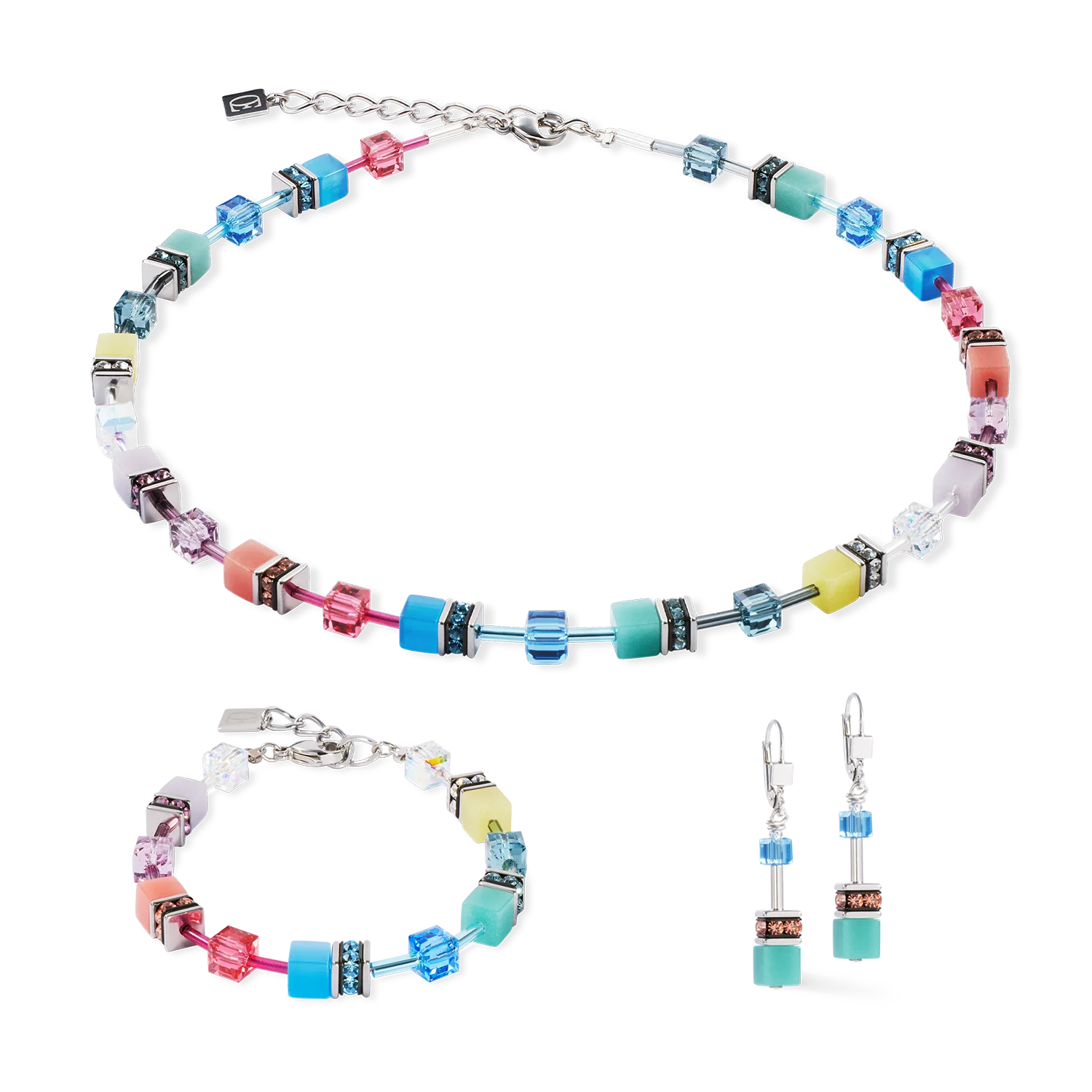 Coeur De Lion | GeoCUBE Iconic Bracelet in Magic Silver