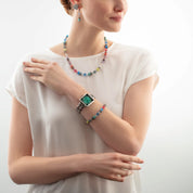 Coeur De Lion | GeoCUBE Iconic Necklace in Magic Silver