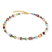 Coeur De Lion | GEOcube Art Nouveau Gold tone necklace