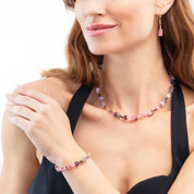 Coeur De Lion | GeoCUBE Iconic Bracelet in Pink + Lilac