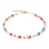 Coeur De Lion | GeoCUBE Iconic Necklace in Apricot