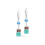 Coeur De Lion | GEOcube Iconic Earrings in Magic Silver
