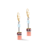 Coeur De Lion | GEOcube Iconic Earrings in Apricot