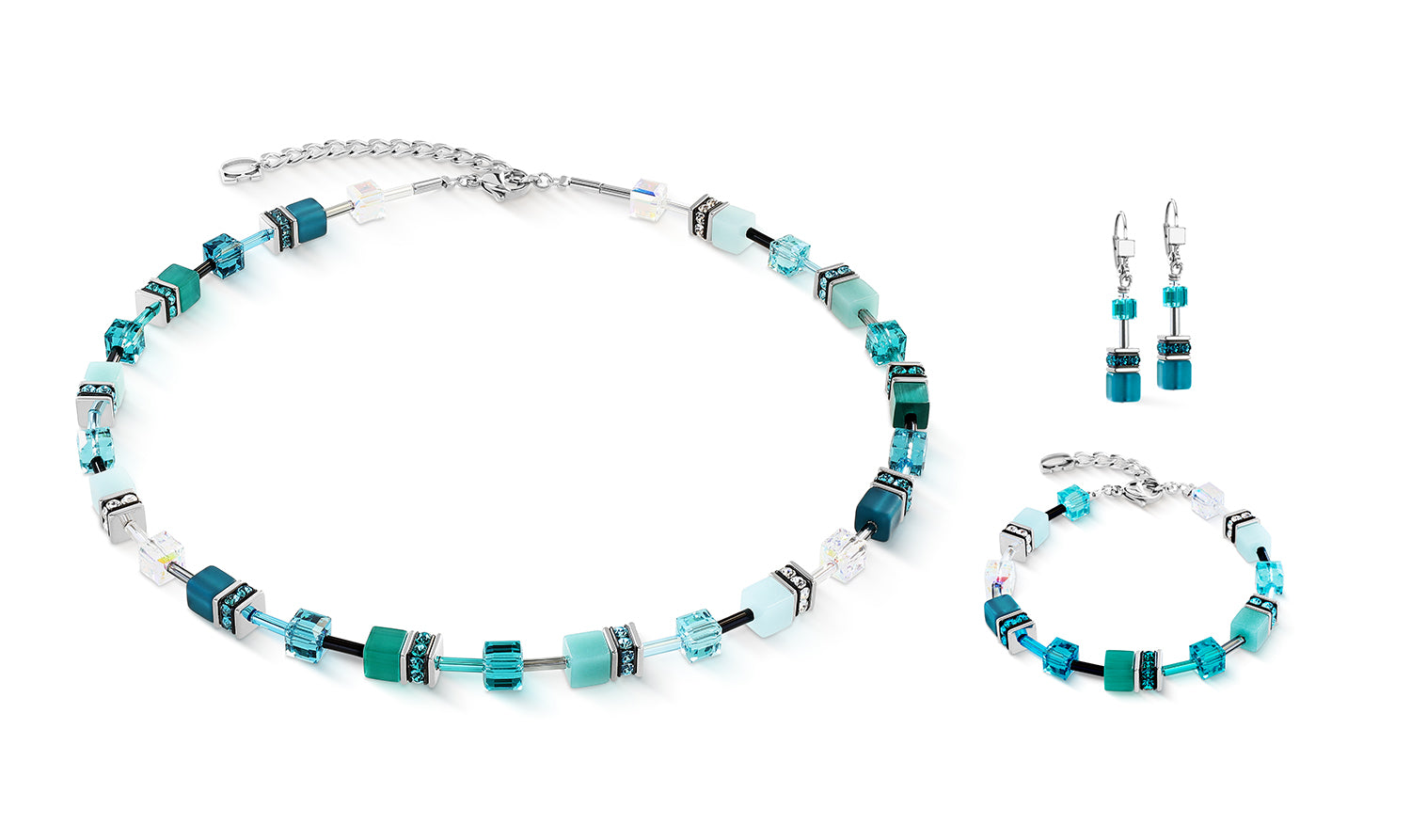 Coeur De Lion | GeoCUBE Iconic Bracelet in Transformative teal