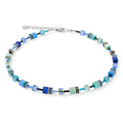 Coeur De Lion | GEOcube Iconic necklace in Blue + Green