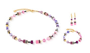 Coeur De Lion | GeoCUBE Iconic Bracelet in Pink + Lilac