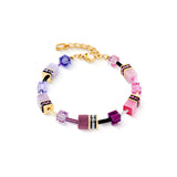 Coeur De Lion | GeoCUBE Iconic Bracelet in Pink + Lilac
