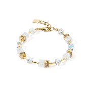 Coeur De Lion | GeoCUBE Iconic Nature Bracelet in Golden White