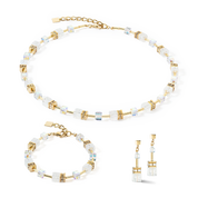 Coeur De Lion | GeoCUBE Iconic Nature Bracelet in Golden White