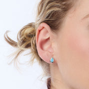Kit Heath | Coast Pebble Blue Opal Stud Earrings