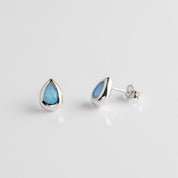 Kit Heath | Coast Pebble Blue Opal Stud Earrings