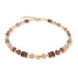 Coeur De Lion | Precious Statement Necklace in Golden Blush