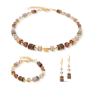 Coeur De Lion | Precious Statement Necklace in Golden Blush