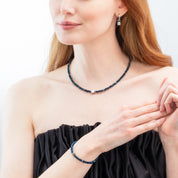 Coeur De Lion | Essence Wave Bracelet in Navy Jade