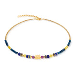 Coeur De Lion | Precious Wave Necklace in Gold Energy
