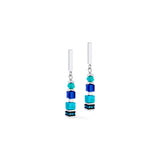 Coeur De Lion | Precious Waves Earrings in Teal