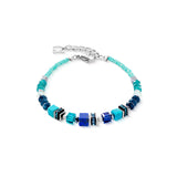 Coeur De Lion | Precious Wave Bracelet in Teal