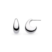 Kit Heath |  Coast pebble Smooth Grande Semi Hoops