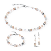 Coeur De Lion | GeoCUBE Iconic necklace in Rose Peach