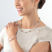 Coeur De Lion | GeoCUBE Iconic necklace in Rose Peach