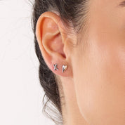 Kit Heath | Heart & Kiss Mismatched Studs