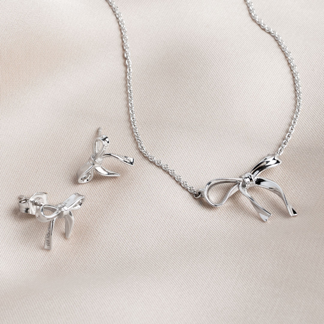 Kit Heath | Serenity Ribbon Bow 18" Necklet