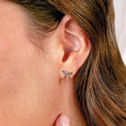 Kit Heath | Serenity Ribbon Bow Dainty Earrings