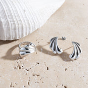 Kit Heath | Oceane Shell Echo Grande Stud Earrings