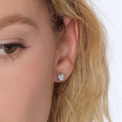 Kit Heath | Mirage Reflect Round Disc Stud Earrings