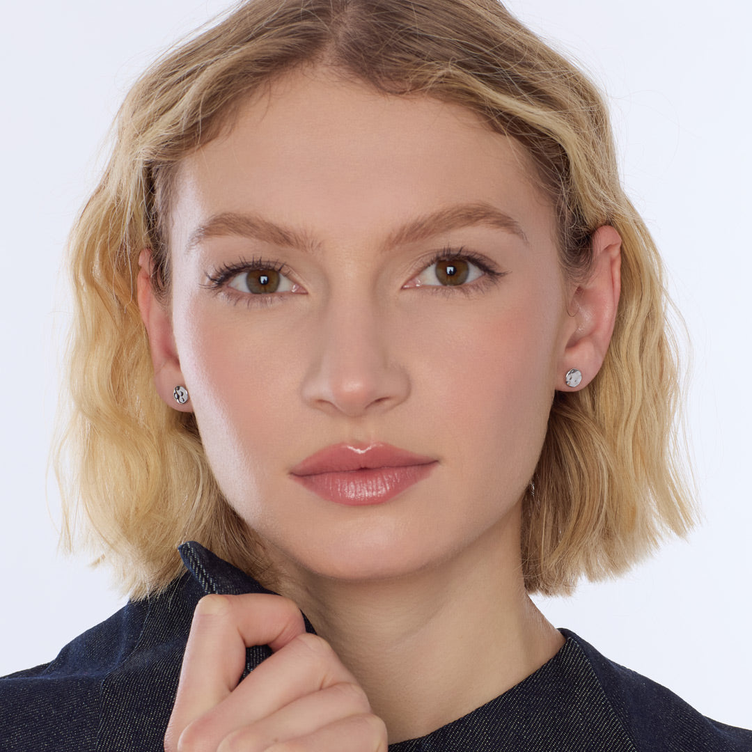 Kit Heath | Mirage Reflect Round Disc Stud Earrings