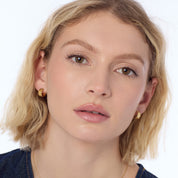Kit Heath | Mirage Reflect Golden Semi Hoop Earrings