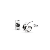 Kit Heath | Mirage Reflect Semi Hoop Stud Earrings