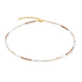 Coeur De Lion | Princess Rhythm Necklace in Gold + Blush
