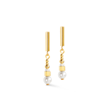 Coeur De Lion | Princess Shimmering Earrings in Pearl